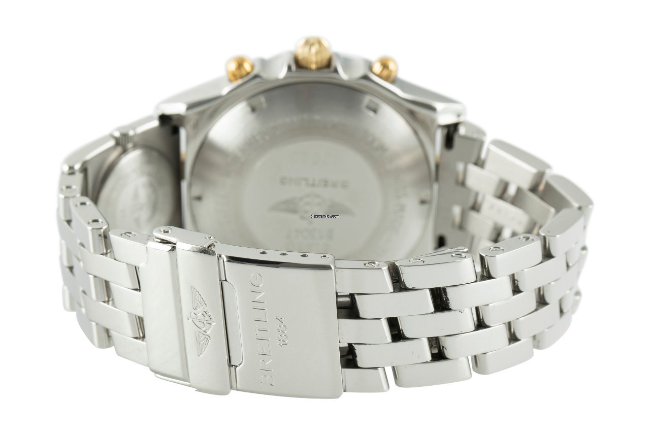 IMG_9081 Breitling Chronomat Mens watch Unisex Automatic Gold Steel 81.950 Replica 8