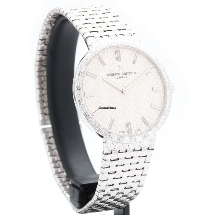 IMG_9081 Vacheron Constantin Patrimony Mens watch Unisex Manual winding White gold 81162 206G-9172 Replica 8
