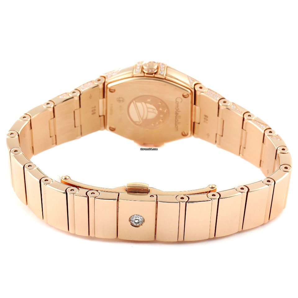 IMG_9081 Omega Constellation Quartz Womens watch Quartz Rose gold 123.55.24.60.55.011 Replica 8