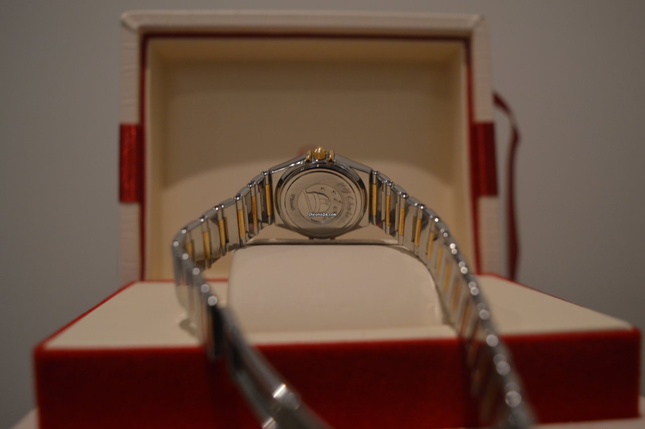 IMG_9081 Omega Constellation Womens watch Quartz Gold Steel 1365.71.00 Replica 8