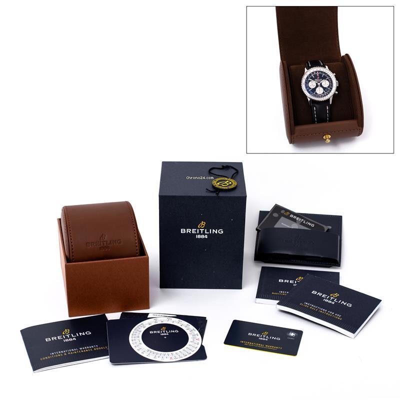 IMG_9081 Breitling Navitimer 1 B01 Chronograph 43 Mens watch Unisex Automatic Steel Ab0121211b1x1 Replica 8