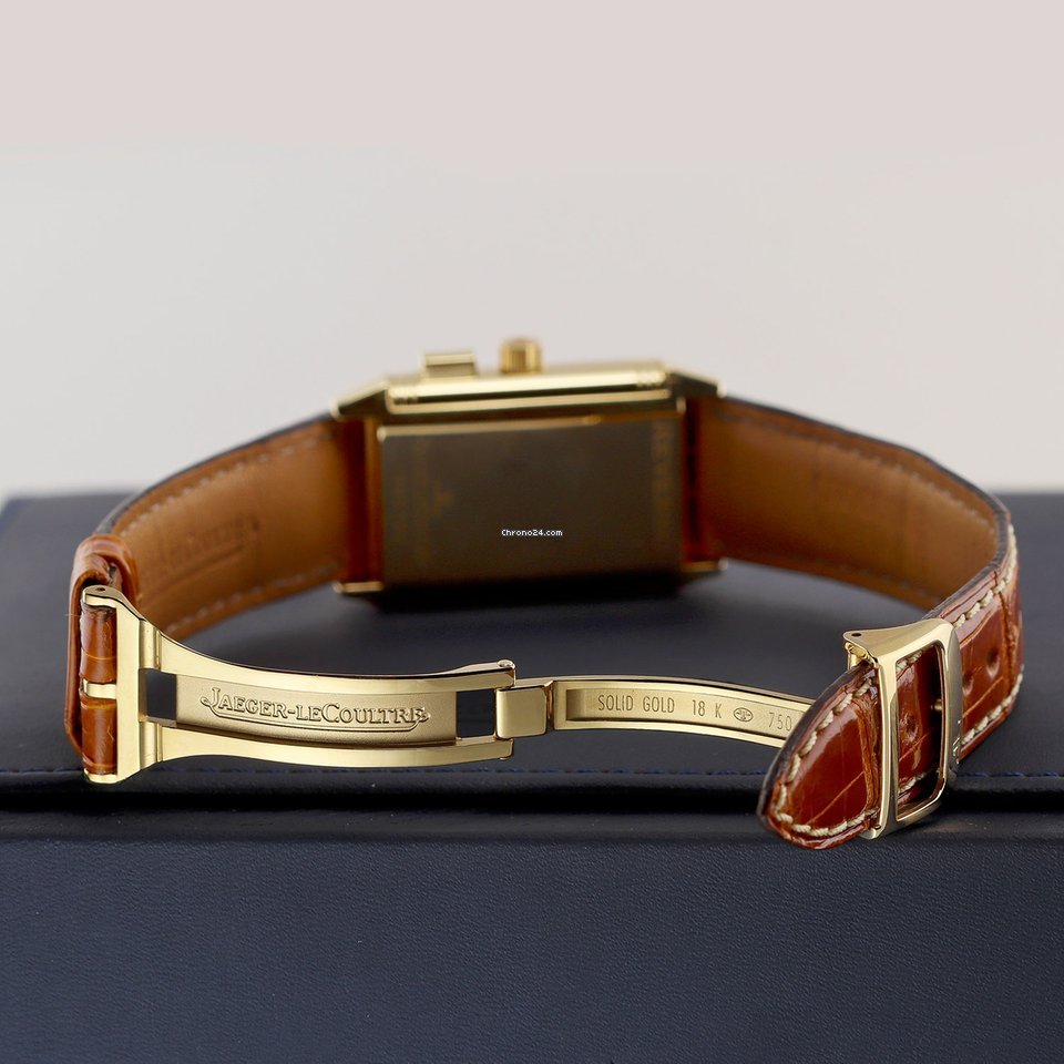 IMG_9081 Jaeger-LeCoultre Reverso Memory Manual winding Yellow gold 255.140.822B 255.1.82 Replica 8