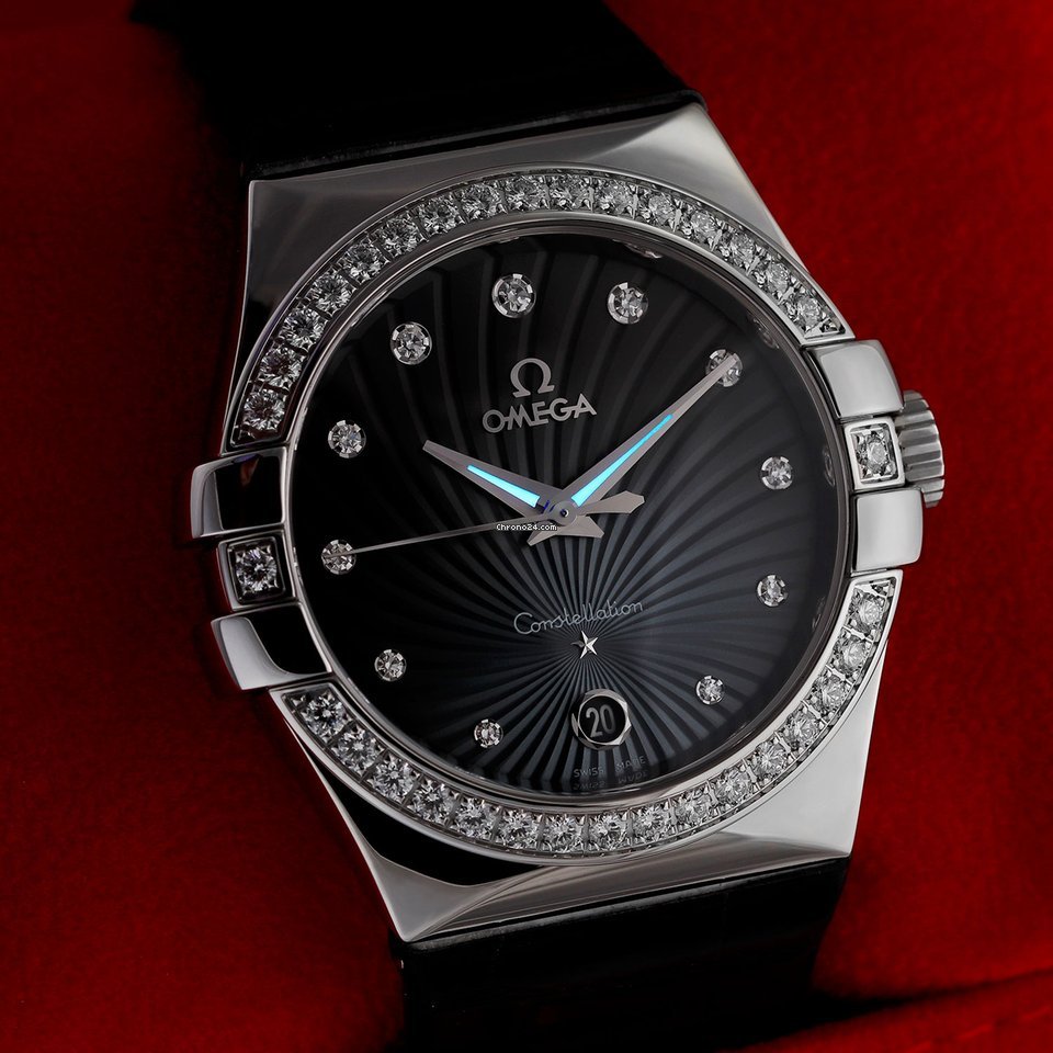 IMG_9081 Omega Constellation Quartz Womens watch Quartz Steel 123.18.35.60.56.001 Replica 8