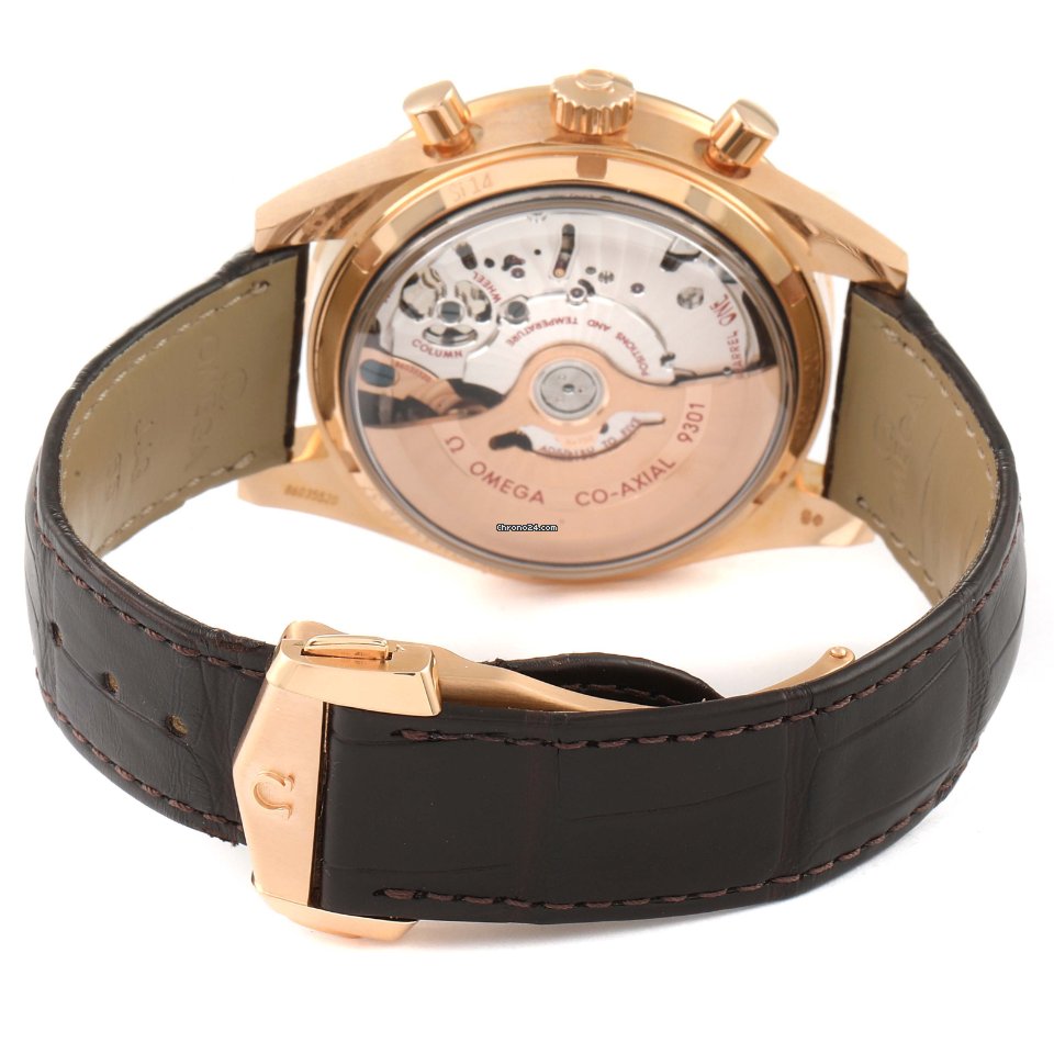 IMG_9081 Omega Speedmaster 57 Mens watch Unisex Automatic Rose gold 331.53.42.51.02.002 Replica 8