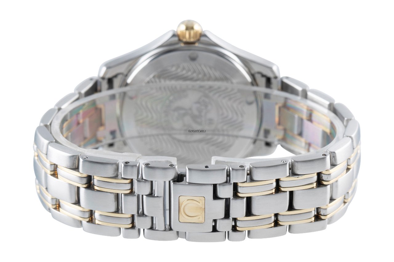IMG_9081 Omega Seamaster Mens watch Unisex Automatic Gold Steel 168.1501 Replica 8