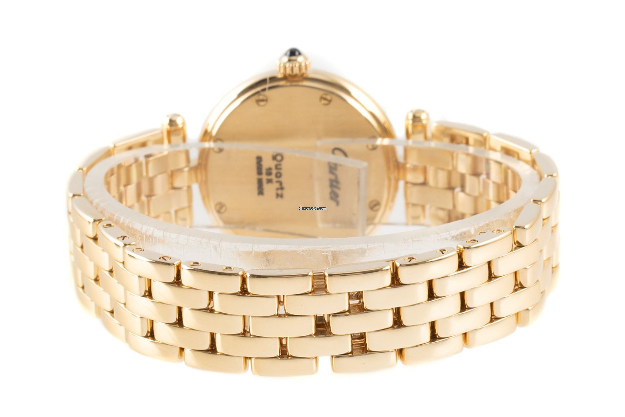 IMG_9081 Cartier Panthere Womens watch Quartz Yellow gold 866920 Replica 8