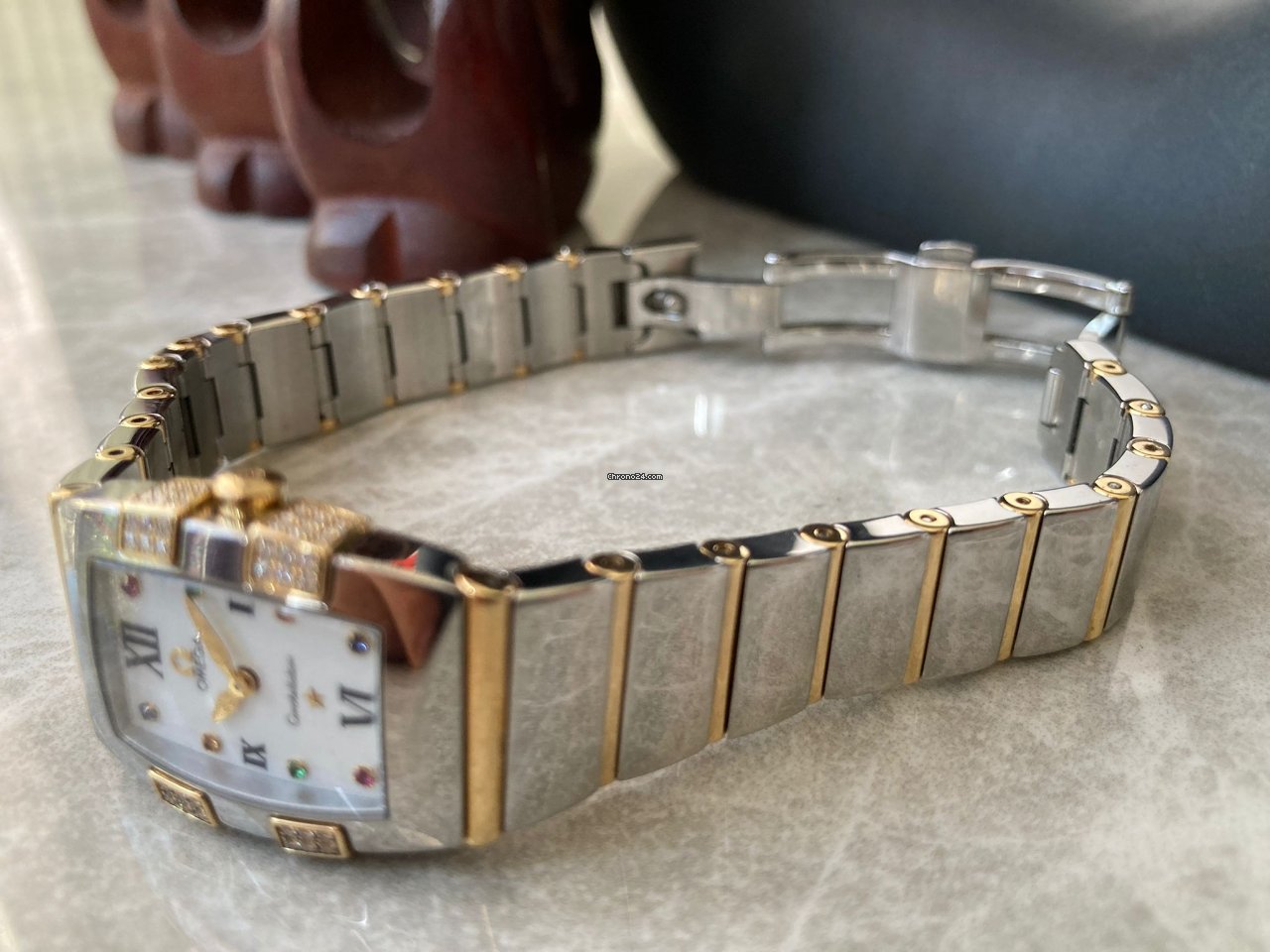 IMG_9081 Omega Constellation Womens watch Quartz Steel 1886.79.36 Replica 8