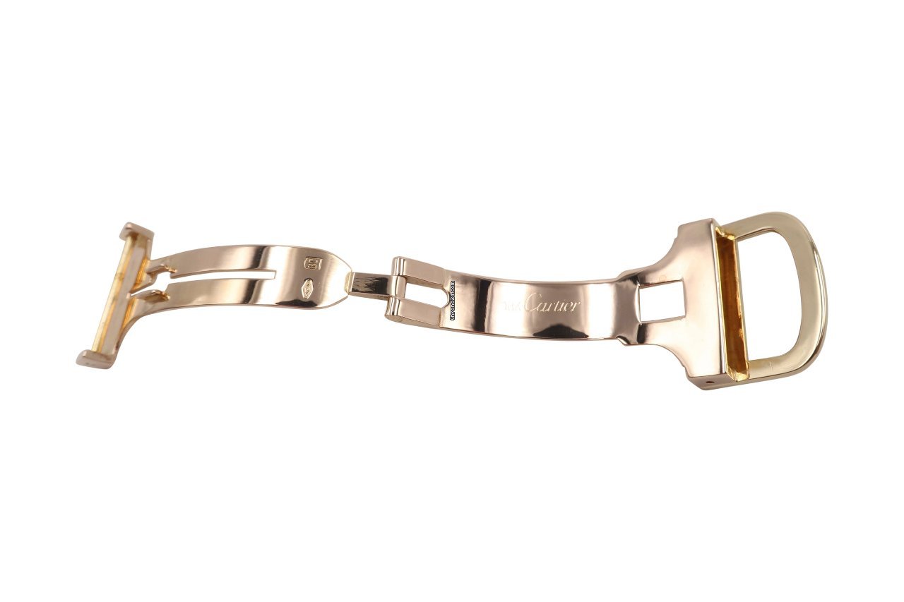 IMG_9081 Cartier Santos Dumont Womens watch Manual winding Yellow gold 15751 Replica 8