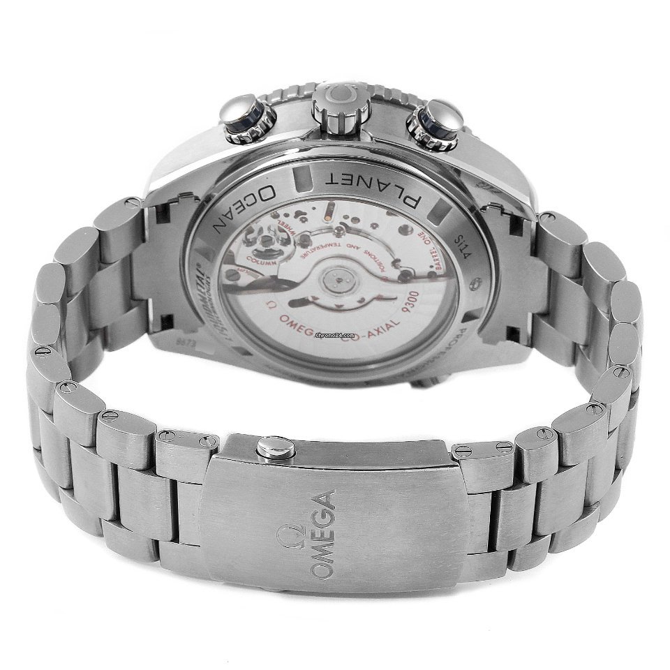 IMG_9081 Omega Seamaster Planet Ocean Chronograph Mens watch Unisex Automatic Titanium 232.90.46.51.03.001 Replica 8