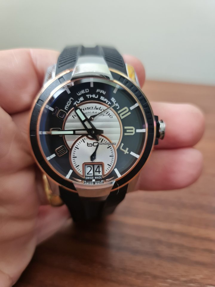IMG_9081 Technomarine Mens watch Unisex Gold Steel 07122578 Replica 8