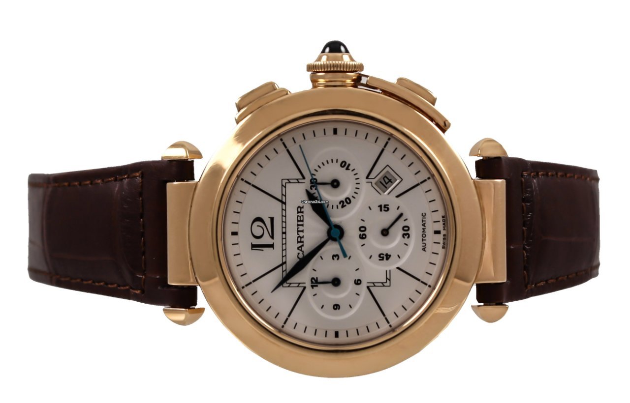 IMG_9081 Cartier Pasha Mens watch Unisex Automatic Yellow gold W3020151 Replica 8