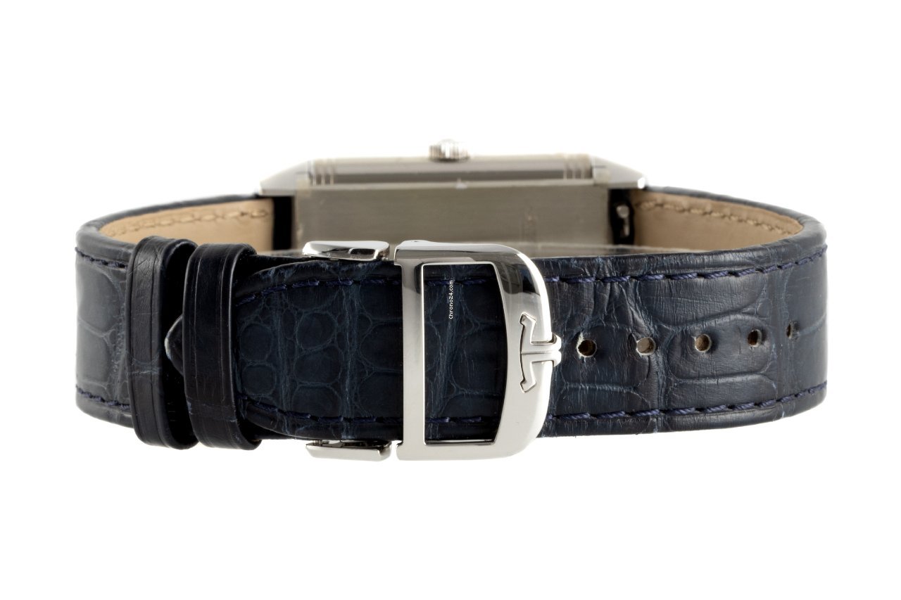 IMG_9081 Jaeger-LeCoultre Reverso Duoface Mens watch Unisex Manual winding Steel 213.8.D4 Replica 8