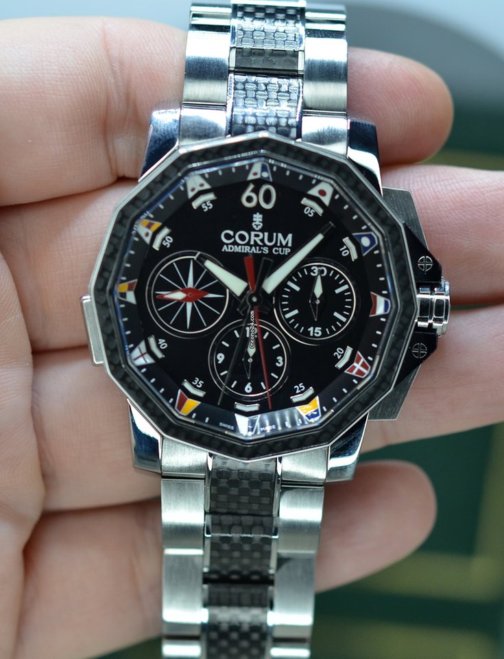 IMG_9081 Corum Admirals Cup Mens watch Unisex Automatic Steel 01.0035 Replica 8