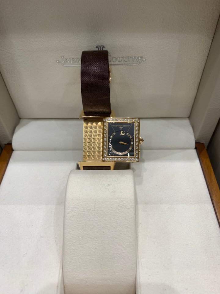IMG_9081 Jaeger-LeCoultre Reverso Womens watch Manual winding Rose gold 269.2.54 Replica 8