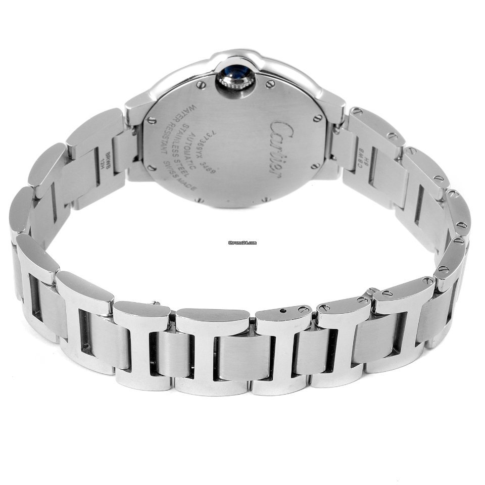 IMG_9081 Cartier Ballon Bleu 33mm Womens watch Automatic Steel W6920071 Replica 8