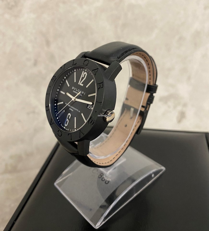 IMG_9081 Bulgari Bulgari Mens watch Unisex Automatic Carbon BB40CL Replica 8