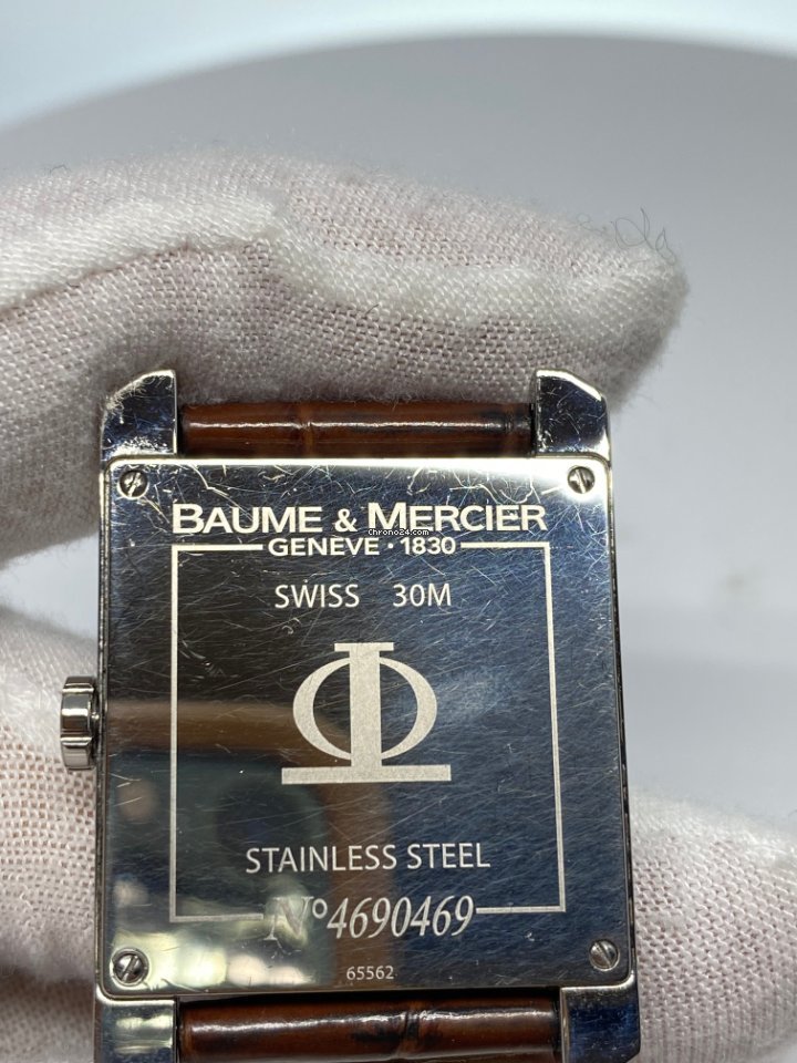 IMG_9081 Baume & Mercier Hampton Mens watch Unisex Quartz Steel 65562 Replica 8