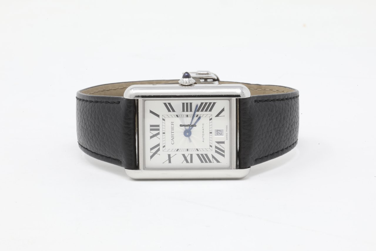 IMG_9081 Cartier Tank Mens watch Unisex Automatic Steel WSTA0040 Replica 8