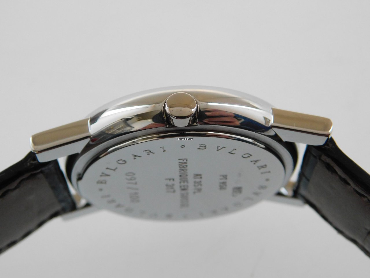 IMG_9081 Bulgari Mens watch Unisex Quartz Platinum AT 35 PL Replica 8
