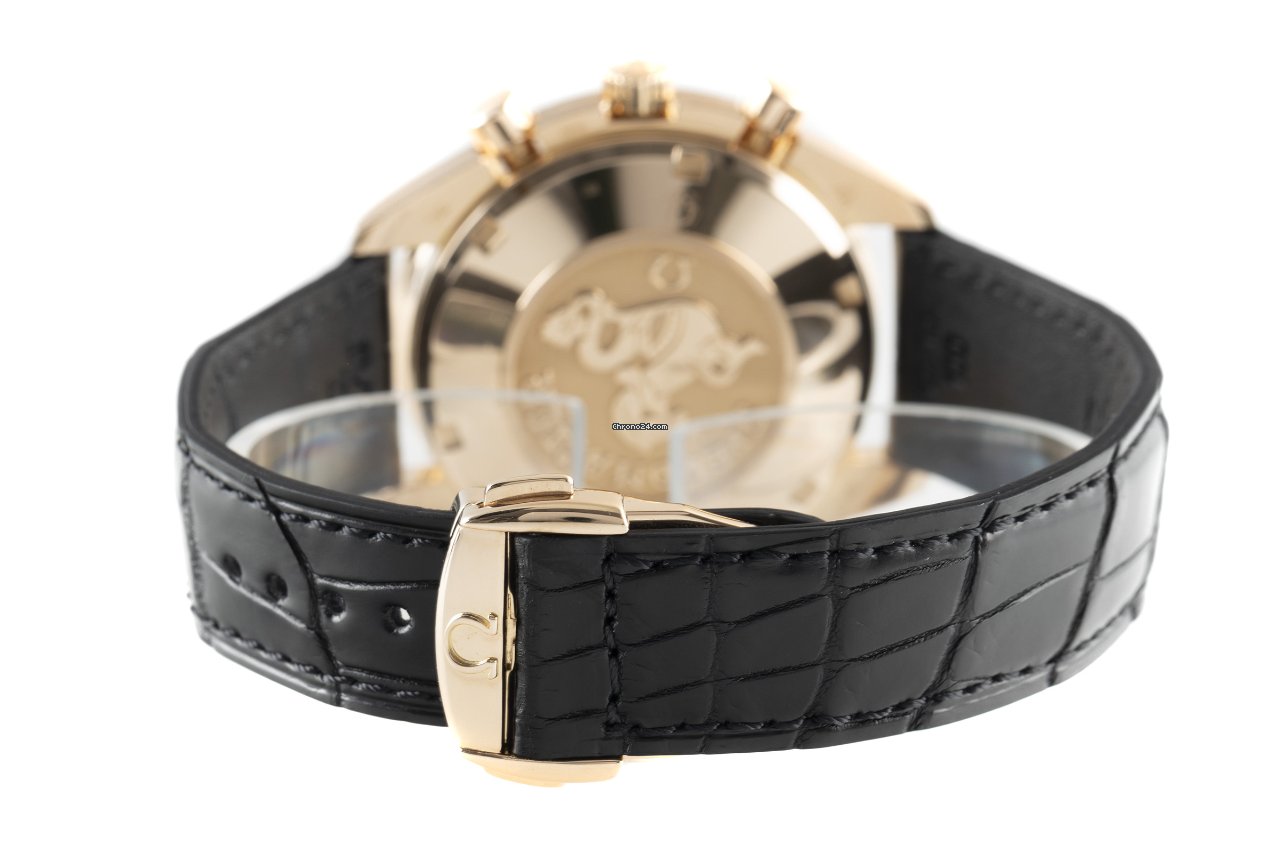 IMG_9081 Omega Speedmaster Day Date Mens watch Unisex Automatic Red gold 323.53.40.44.01.001 Replica 8