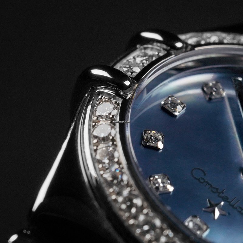 IMG_9081 Omega Constellation Ladies Womens watch White gold 1165.77.00 Replica 8