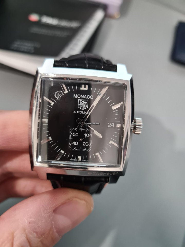 IMG_9081 TAG Heuer Monaco Calibre 6 Mens watch Unisex Automatic Steel WW2110.FC6177 Replica 8