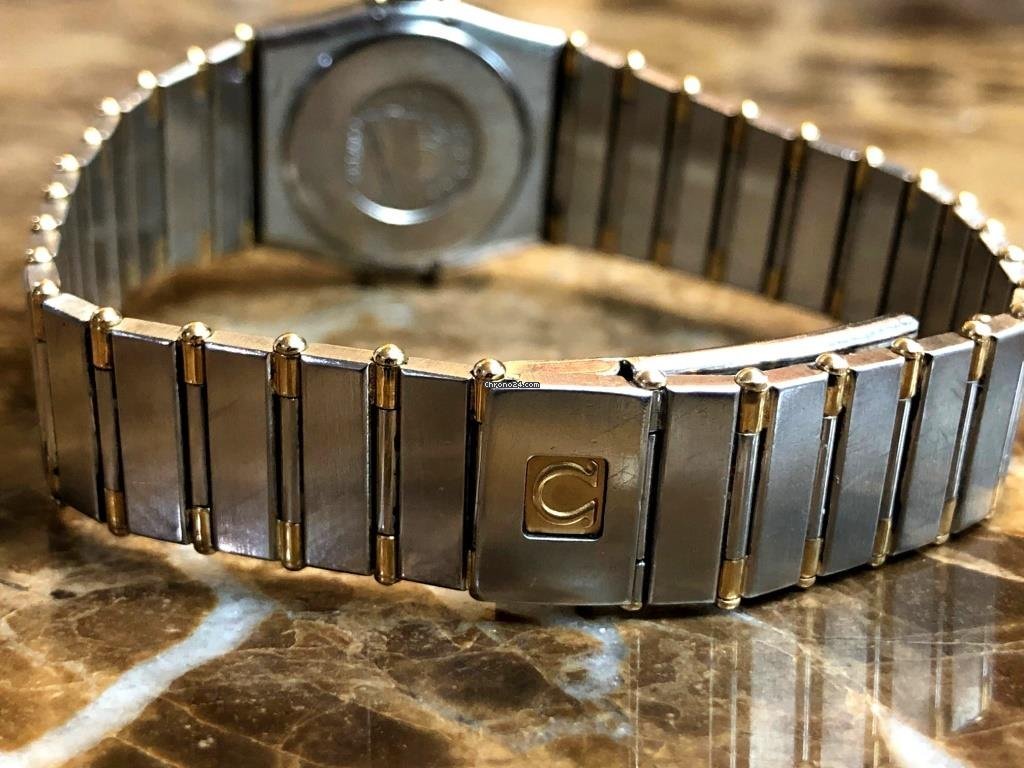 IMG_9081 Omega Constellation Quartz Womens watch Quartz Gold Steel 1262.70.00 Replica 8
