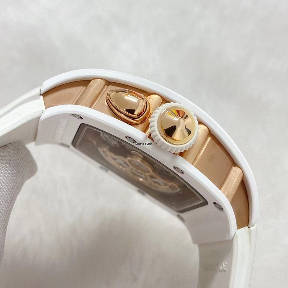 IMG_9081 Richard Mille Womens watch Automatic White gold Richard Mille RM037 White Gold Replica 8