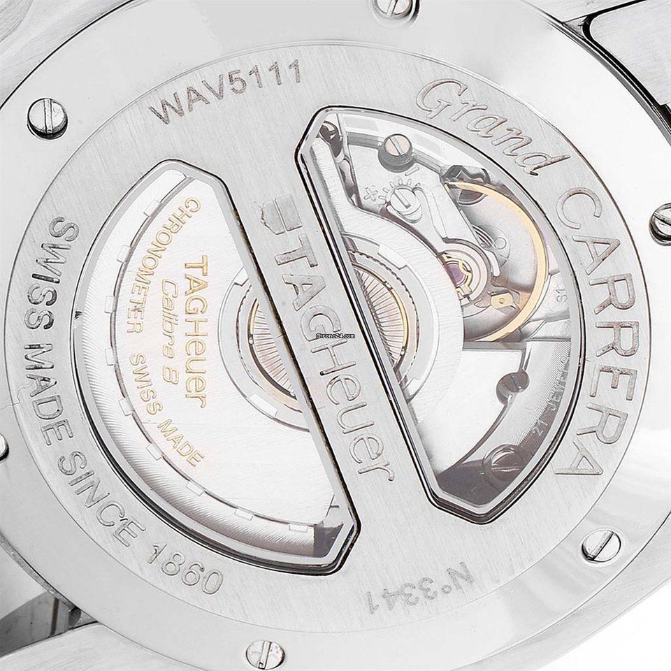 IMG_9081 TAG Heuer Grand Carrera Mens watch Unisex Automatic Steel WAV5111.BA0901 Replica 8
