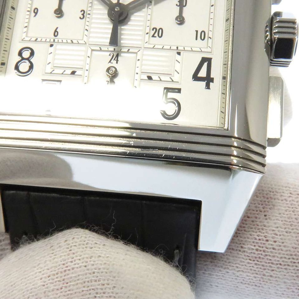 IMG_9081 Jaeger-LeCoultre Reverso Squadra Chronograph GMT Mens watch Unisex Automatic Steel Q7018420 Replica 8