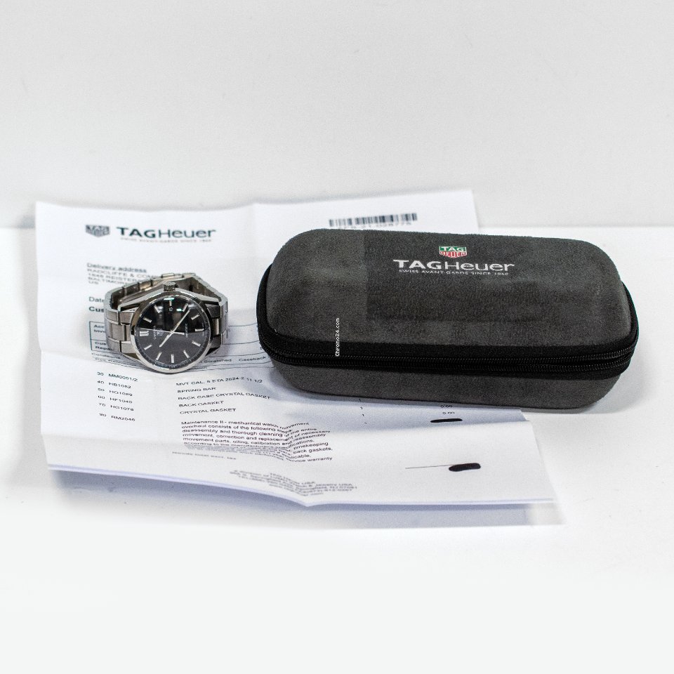 IMG_9081 TAG Heuer Carrera Calibre 5 Mens watch Unisex Automatic Steel WV211B Replica 8