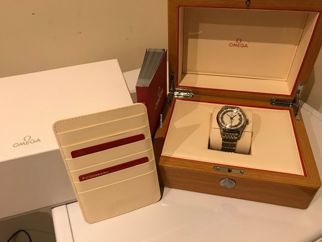 IMG_9081 Omega De Ville Hour Vision Mens watch Unisex Automatic Steel 431.30.41.21.02.001 Replica 8