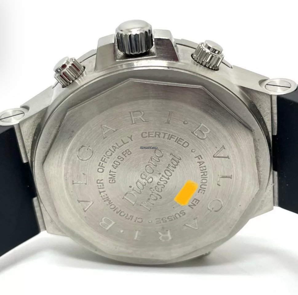 IMG_9081 Bulgari Diagono Mens watch Unisex Automatic Steel GMT40SFB Replica 8