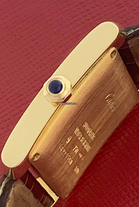 IMG_9081 Cartier Tank Francaise Mens watch Unisex Automatic Yellow gold W5000156 Replica 8