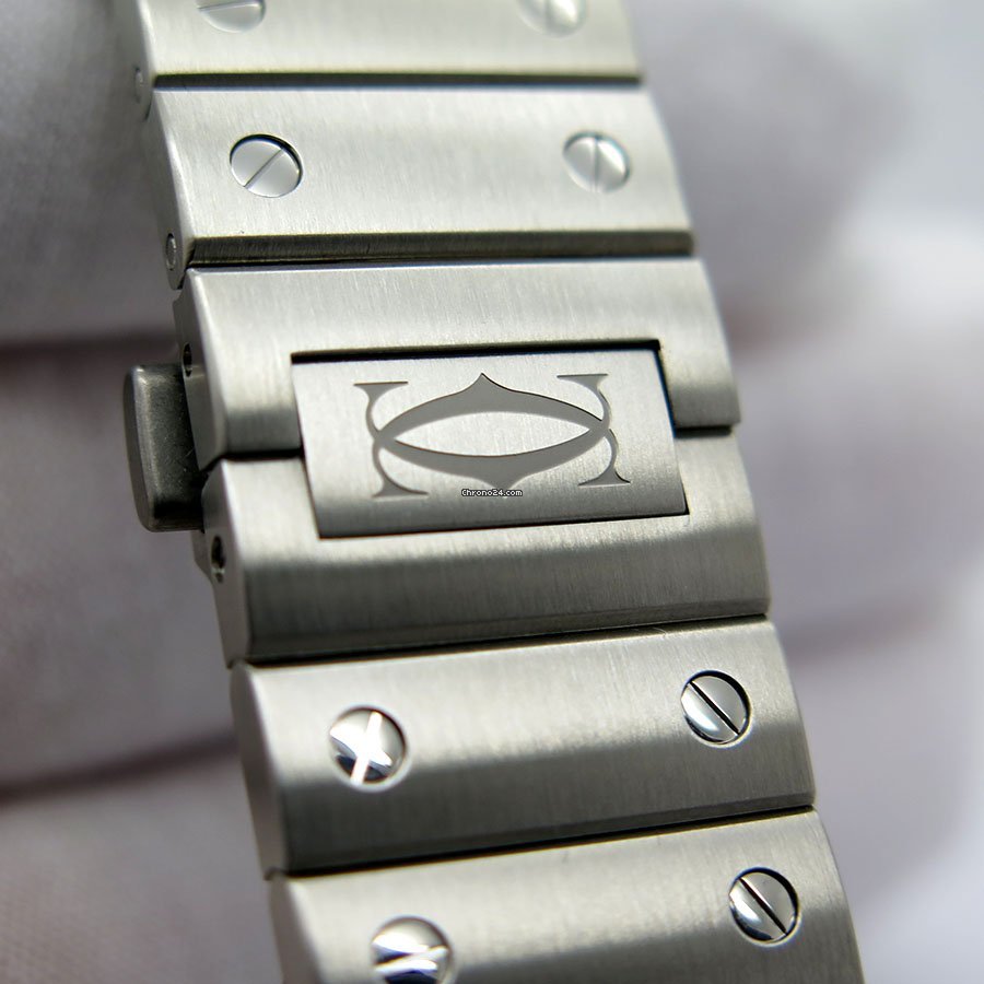 IMG_9081 Cartier Santos Mens watch Unisex Automatic Steel WSSA0013 Replica 8