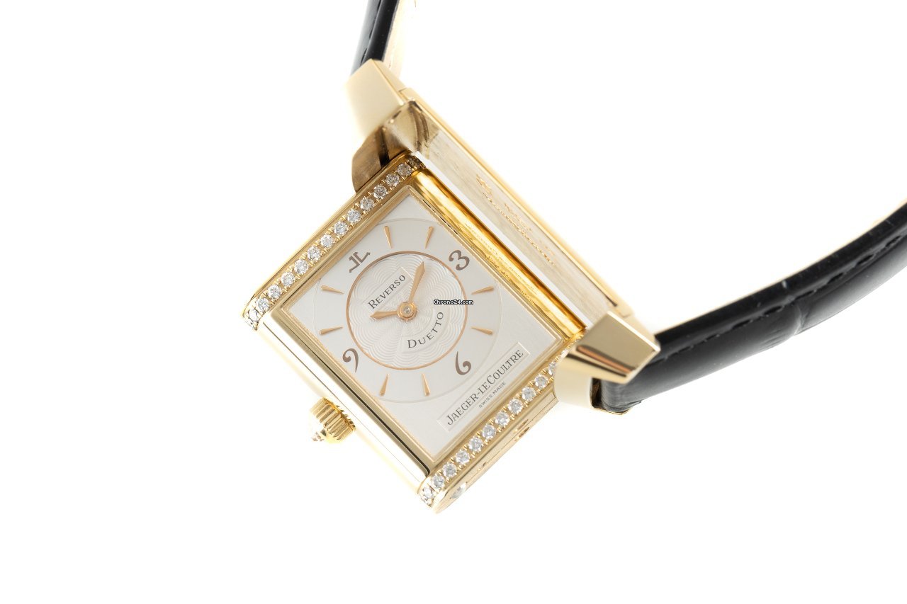 IMG_9081 Jaeger-LeCoultre Reverso Mens watch Unisex Manual winding Yellow gold 256.1.751 Replica 8