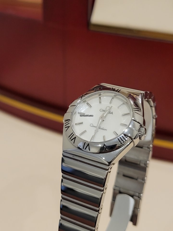 IMG_9081 Omega Constellation Quartz Womens watch Quartz Steel 123.10.27.60.05.002 Replica 8