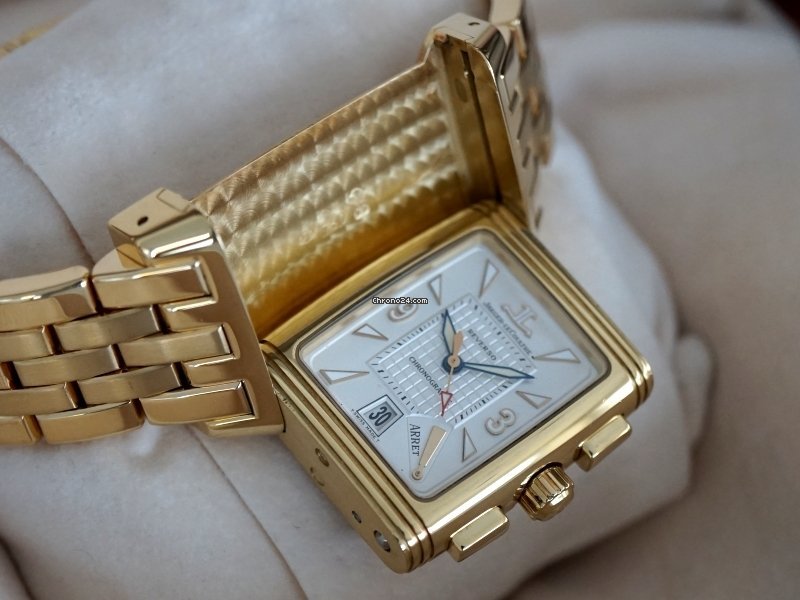IMG_9081 Jaeger-LeCoultre Reverso Mens watch Unisex Yellow gold 295.1.59 Replica 8