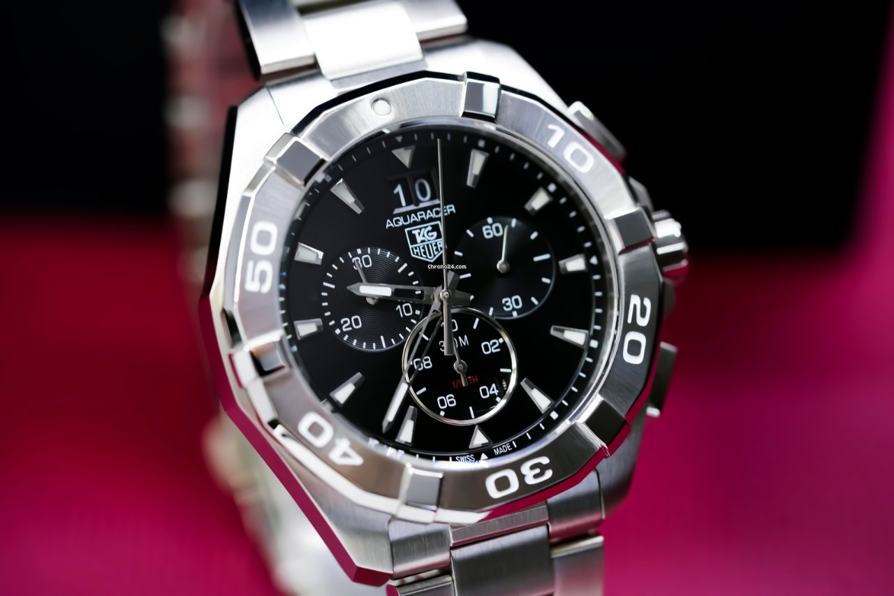 IMG_9081 TAG Heuer Aquaracer 300M Mens watch Unisex Quartz Steel CAY1110.BA0927 Replica 8