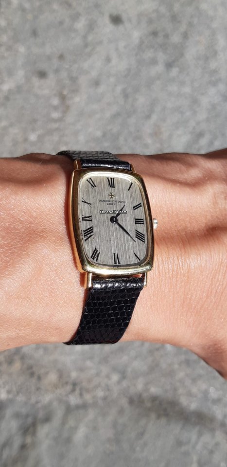 IMG_9081 Vacheron Constantin Mens watch Unisex Manual winding Yellow gold 7590 Replica 8