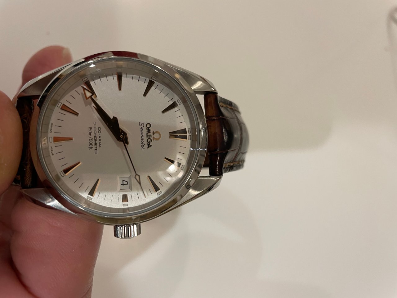 IMG_9081 Omega Seamaster Aqua Terra Mens watch Unisex Automatic Steel 2803.34.37 Replica 8