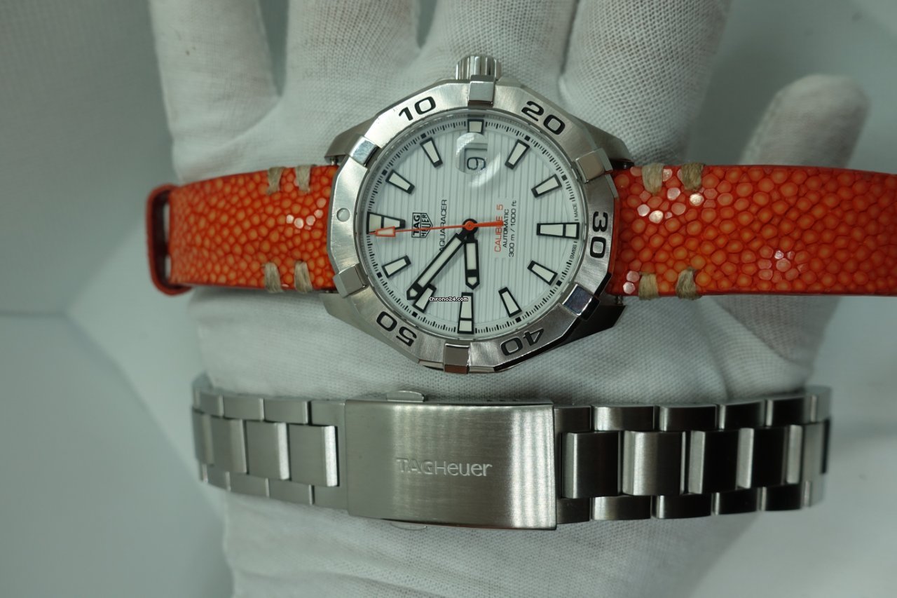 IMG_9081 TAG Heuer Aquaracer 300M Mens watch Unisex Automatic Steel WAY2013.BA0927 Replica 8