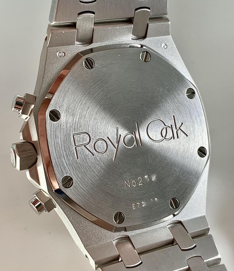 IMG_9081 Audemars Piguet Royal Oak Chronograph Automatic White gold 25960BC Replica 8