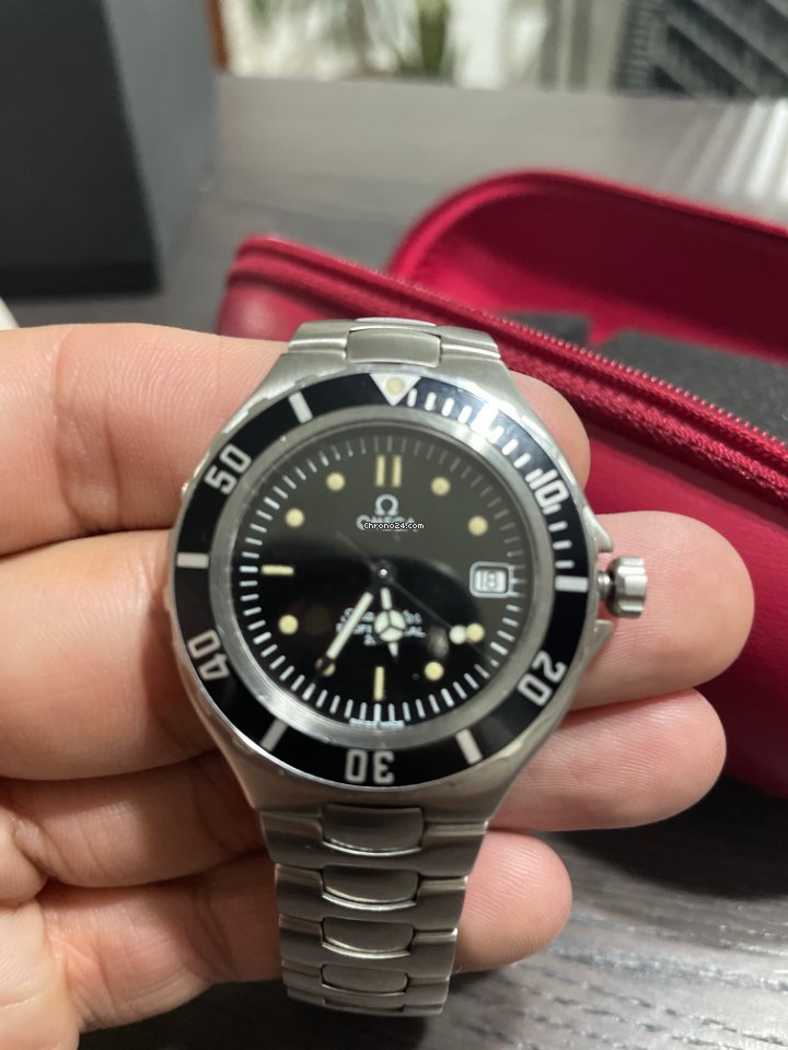 IMG_9081 Omega Seamaster Mens watch Unisex Quartz Steel 396.1052 Replica 8