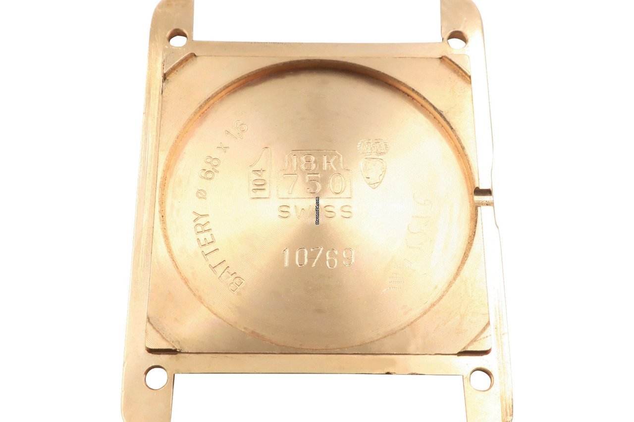IMG_9081 Cartier Tank Womens watch Quartz Yellow gold 8660 Replica 8