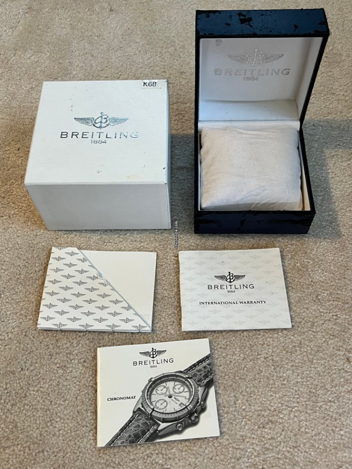 IMG_9081 Breitling Chronomat Mens watch Unisex Automatic Yellow gold K13048 Replica 8