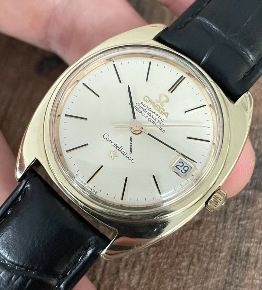 IMG_9081 Omega Constellation Mens watch Unisex Automatic Yellow gold 30 Replica 8