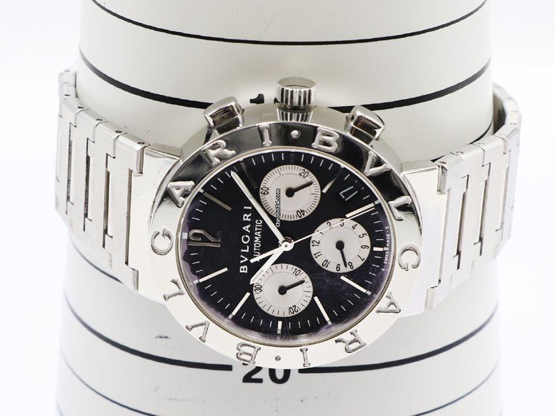 IMG_9081 Bulgari Bulgari Mens watch Unisex Automatic Steel BB38SSCH Replica 8