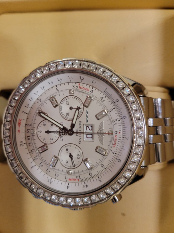 IMG_9081 Breitling Bentley 6.75 Mens watch Unisex Automatic Steel A4436212 G573 Replica 8