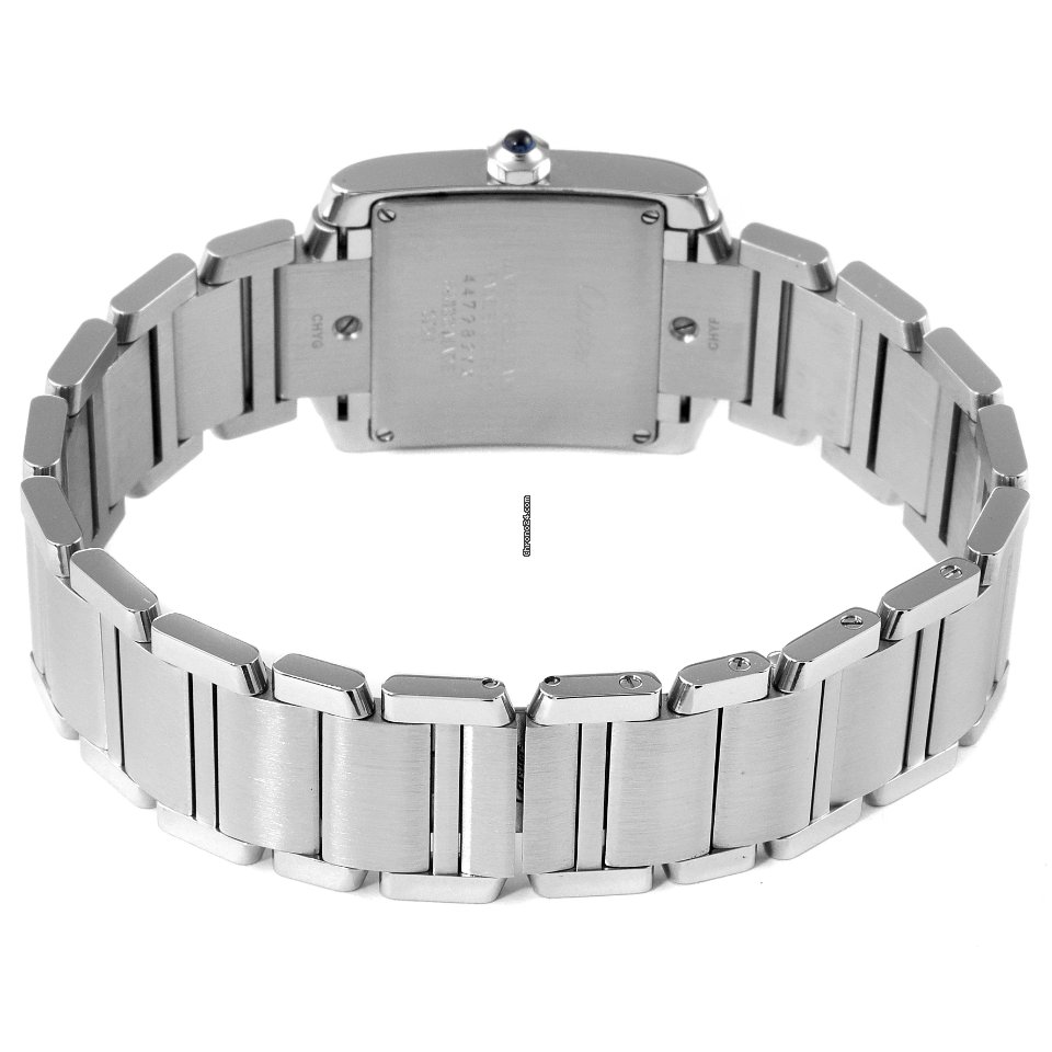 IMG_9081 Cartier Tank Francaise Womens watch Quartz W4TA0009 Replica 8